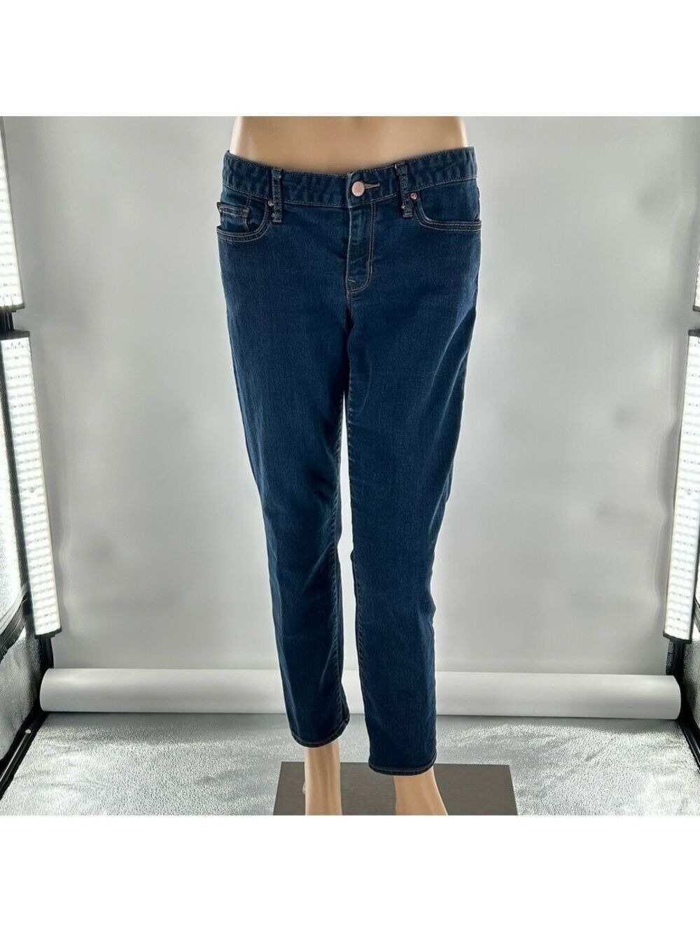 Gap 1969 Dark Wash Skinny Jeans Size 30 Short - Picture 2 of 10